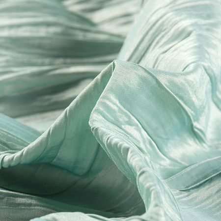 Taft kreš plastický šanžán tyrkysovozlatý