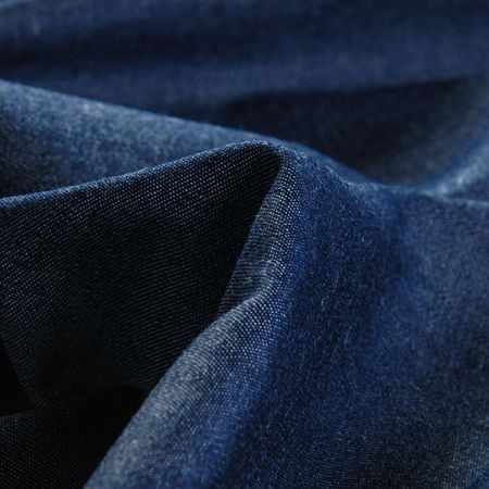 Pružná riflovina pevnější indigo modrá