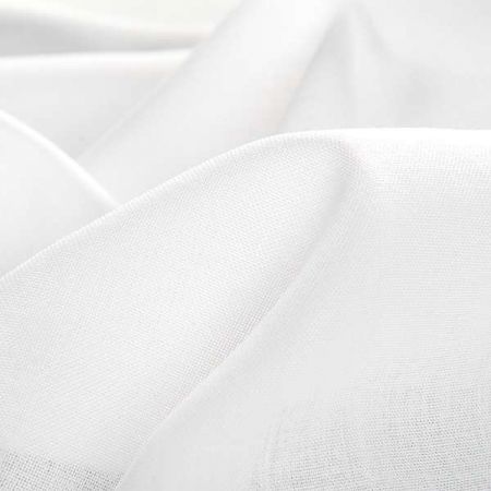 Etamín směs bavlna polyester lomená bílá II.jakost