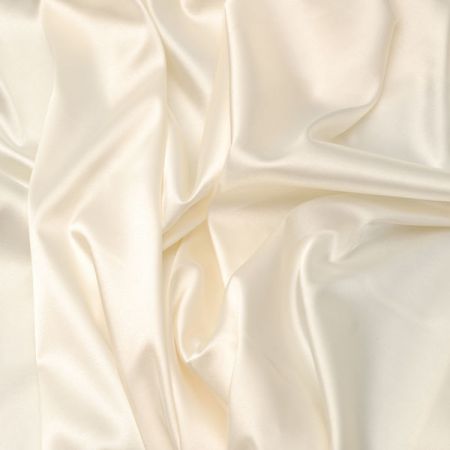 Satén pružný smetanovovanilkový