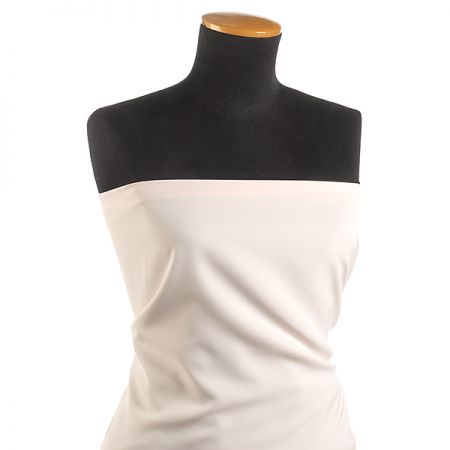 Kostýmová letní látka pastel meruňková