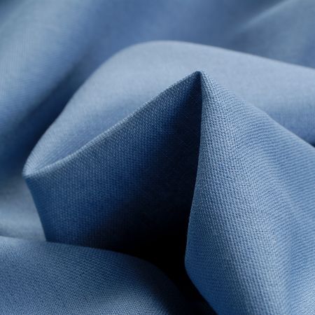 Len pružný viskoza směs modrá