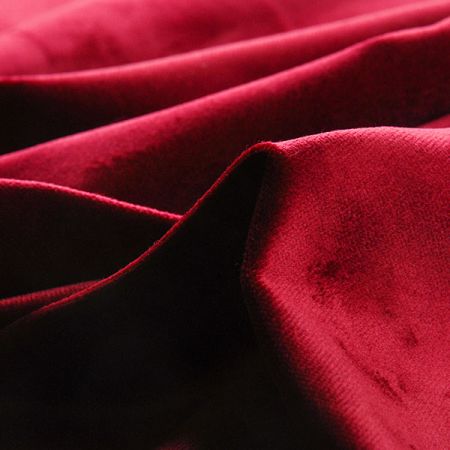 Samet bavlněný nepružný vínový