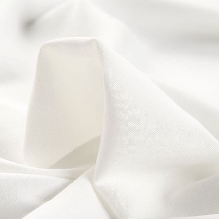 Košilová látka směs bavlna viskoza slonová kost