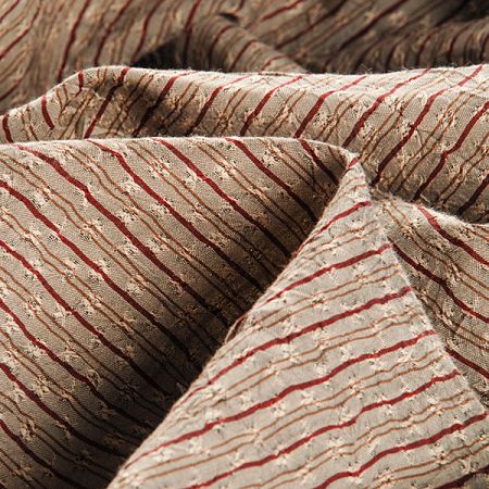 Viskoza žakár proužky/květy