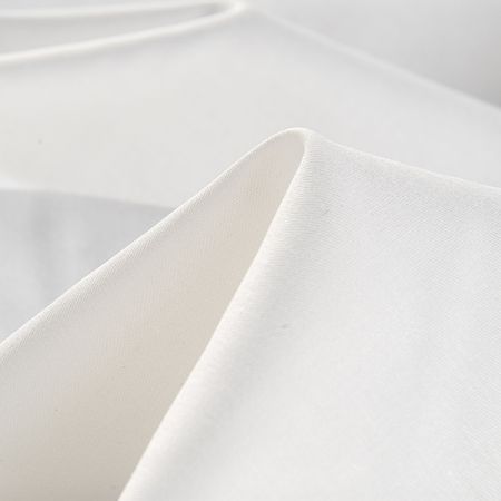 Bavlněné plátno pružné košilovka slonová kost