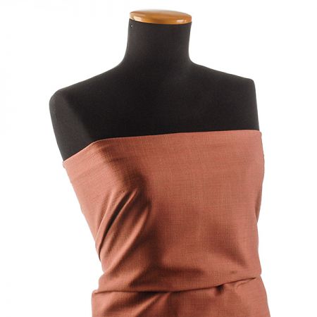 Bavlněná látka imitace rifloviny starorůžový melír