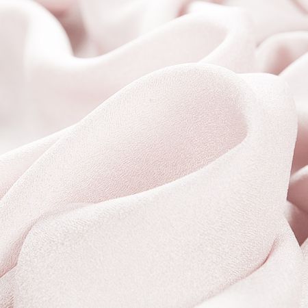 Krepdešín imitace hedvábí světle šedá