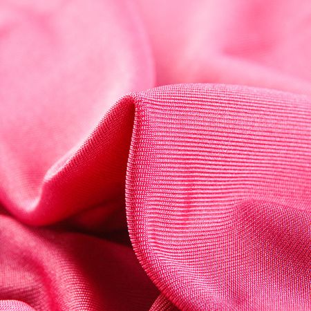 Úplet imitace plavkoviny lesk fuchsiový