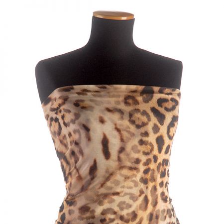 Úplet viskozový pololesk - zvířecí vzor