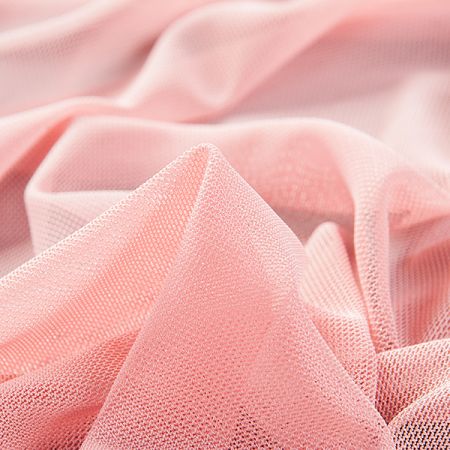 Tyl jemný pružný šíře 150 cm starorůžový