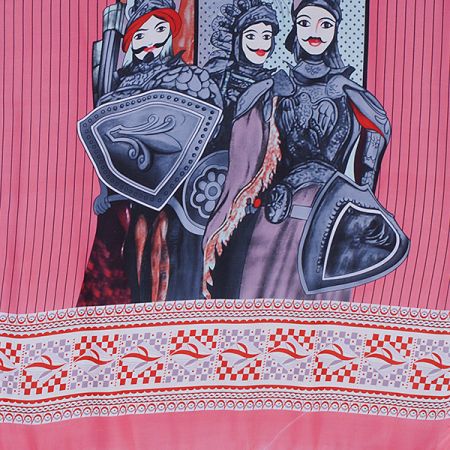 Śála rytířky růžovočervená