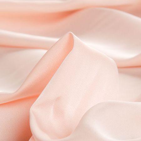 Satén matný jemný imitace hedvábí pudrová růžová