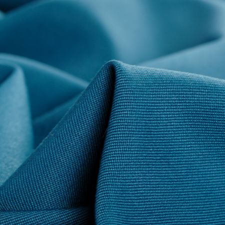 Vlněná kostýmová látka směs petrol tyrkysová