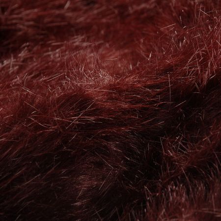 Imirace kožešiny dlouhý vlas vínová