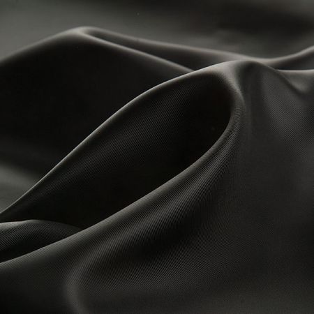 Cupro šatová látka černá