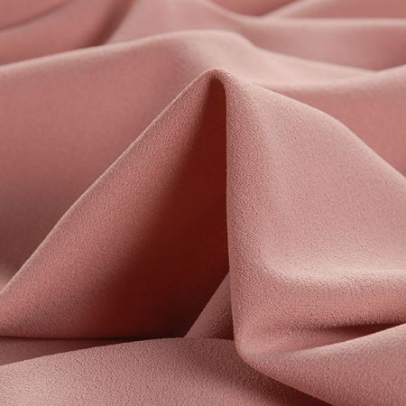 Pletenina úplet scuba crepe oboustranný starorůžový