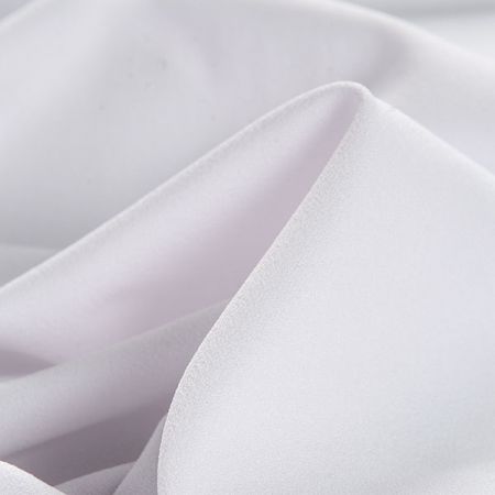 Pletenina úplet scuba crepe bílý