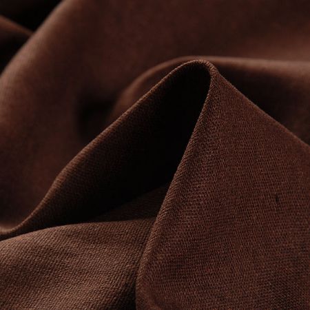 Len pružný viskoza směs tmavě hnědý