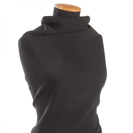 Kostýmová látka bavlna směs pružná černá