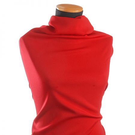 Kostýmový žoržet pružný červený