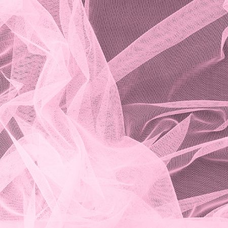 Tyl šatový růžové barvy