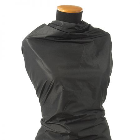 Taft hladký antracit černá/světle šedá