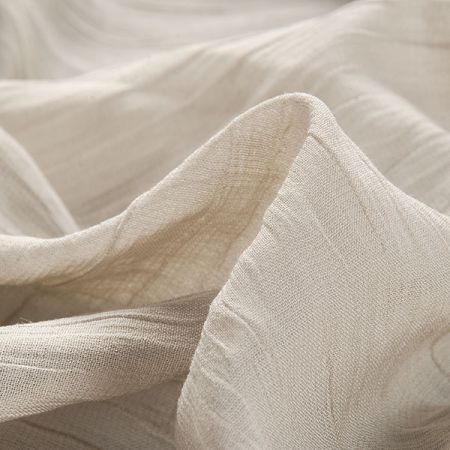 Bavlněný etamín kreš světle béžovošedá