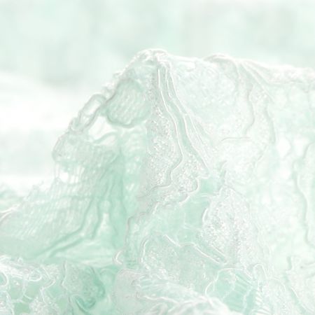 Jemná krajka vzor květy v barvě mint