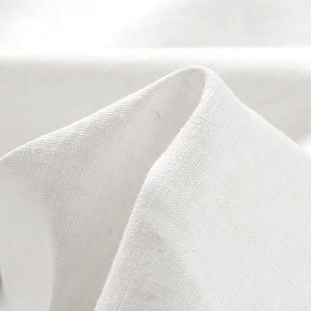 Len pružný viskoza směs lomené bílé barvy