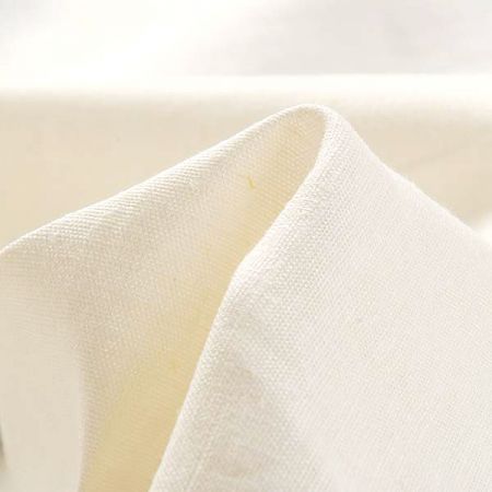 Len pružný viskoza směs barvy slonové kosti