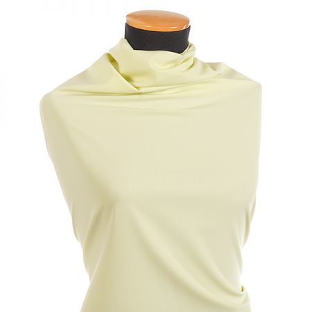 Kostýmová látka viskoza směs hráškově zelená