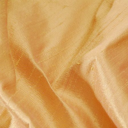 Šantung jednobarevný zlatorůžový šanžán