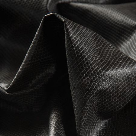 Imitace hadí kůže béžovošedá