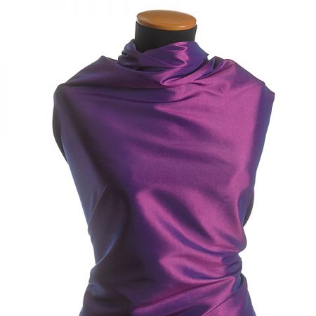 Taft šanžán fialový