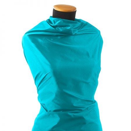 Taft jednobarevný světle modrý