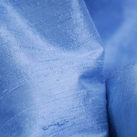 Šantung jedobarevný světle ocelově modrá  II.jakost