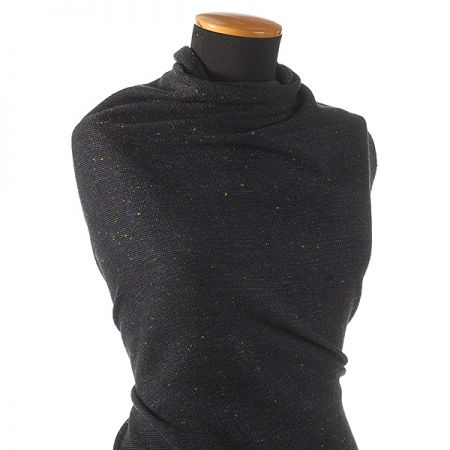 Tvídová látka vlna směs modrá 