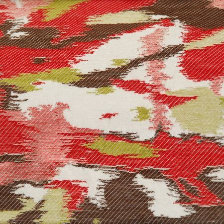 Taft Moare smetanová/červená