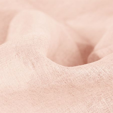 Viskoza len směs středně silný pastel růžové barvy