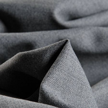 Kostýmová látka oboustranně pružná šedá