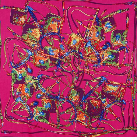 Šátek růžová/fialová