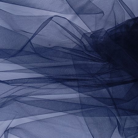 Šatový tyl, tmavě modrý