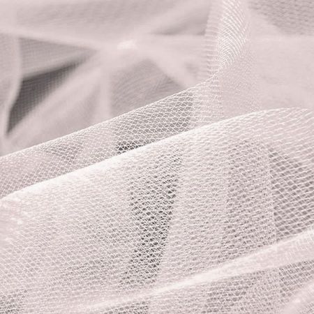 Tyl jemný pastel světle růžový 280cm