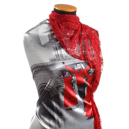 Satén pružný aréna toreador/tanečnice