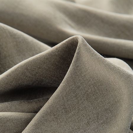 Viskozové hedvábí khaki zelená