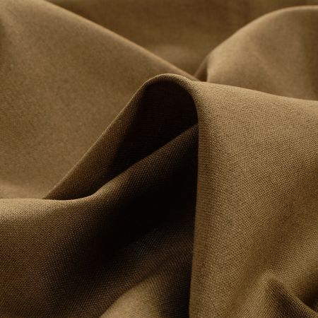 Len pružný viskoza směs khaki světlá