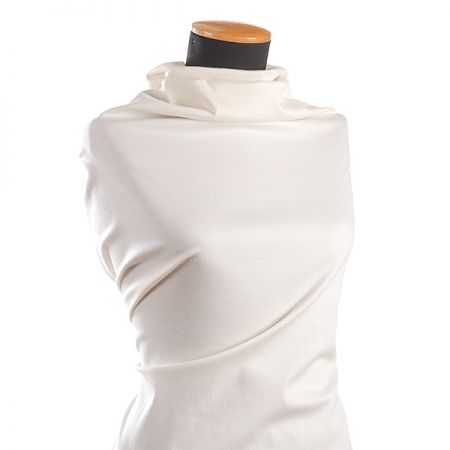 Bavlněná pružná látka slonová kost II.jakost