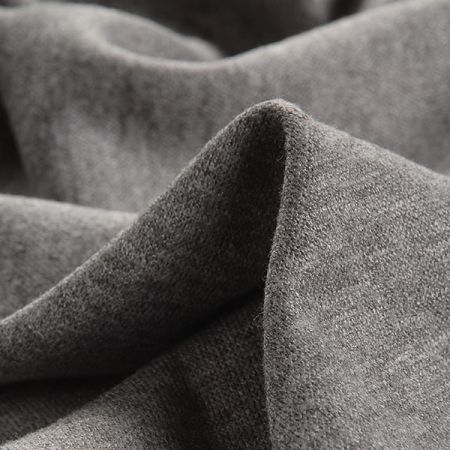 Úplet teplejší směs rayon s vlasem sv. šedá