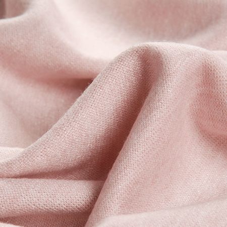 Úplet teplejší směs rayon s vlasem pastel sv.růžová